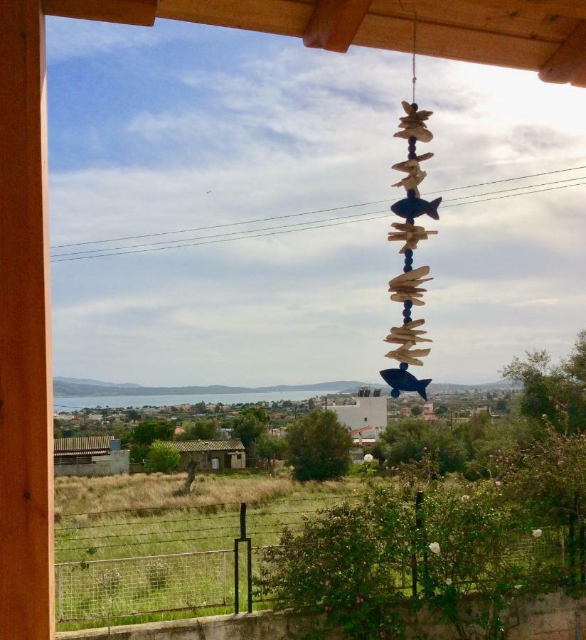 Sea View Countryside Home Near Athens Exterior photo